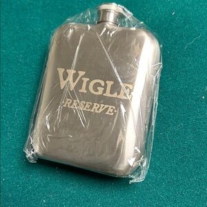 Wigle Reserve Silver Flask